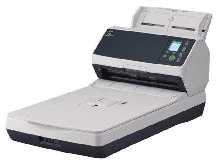 Ricoh fi-8270 Escáner de documentos con ADF y alimentación manual, 600 x 600 DPI, Negro/Gris