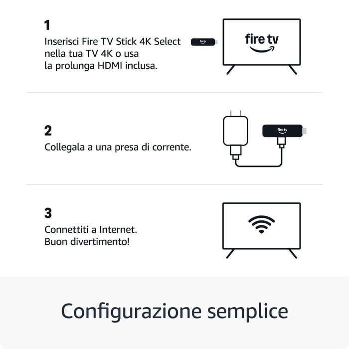 AMAZON Amazon Fire TV Stick 4K Select (2025) con mando por voz Alexa