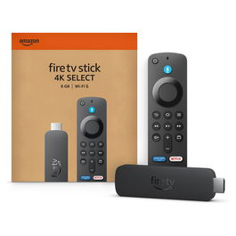 Amazon Fire TV Stick 4K Select (2025) Dispositivo de Streaming con Fire OS, Wi-Fi 5 (802.11ac), Control por Voz y Compatible con Alexa, Resolución 4K Ultra HD