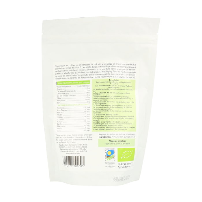 Salud Viva Psyllium en Polvo Orgánico 200g Salud Viva Psyllium en Polvo Orgánico 200g