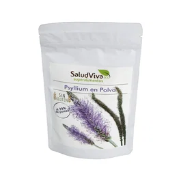 SALUD VIVA Psyllium en Polvo 200g - Fibra Soluble 100% Orgánica Bio, Sin Aditivos, Vegano, Fuente de Fibra Natural