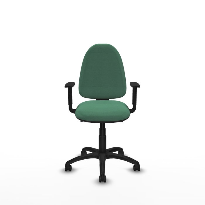 PIQUERAS Y CRESPO Silla de oficina Aýna Verde esmeralda con mecanismo Asincro