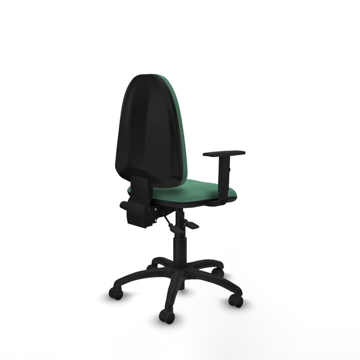 PIQUERAS Y CRESPO Silla de oficina Aýna Verde esmeralda con mecanismo Asincro
