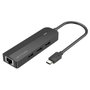 Vention Docking Station TGOBB con 3xUSB-A, 1xRJ45 y 1xMicro-B PD, Negro