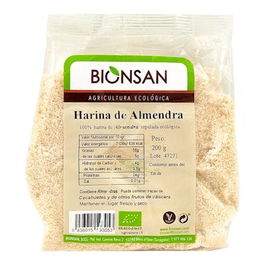 BIONSAN Harina de Almendra Ecológica de Proximidad Española 200 Gr