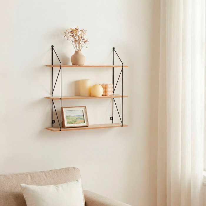 MAX HOME-ESTANTERIA PARED 3 BA