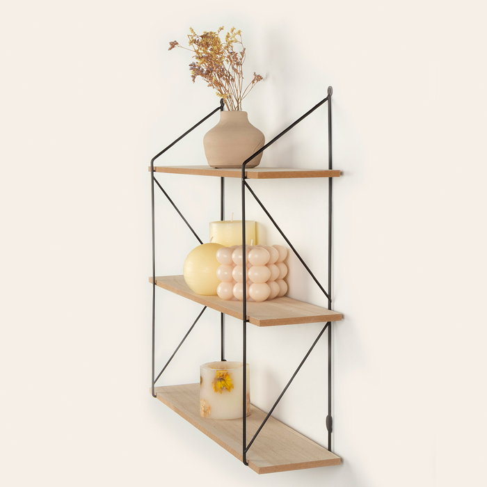 MAX HOME-ESTANTERIA PARED 3 BA