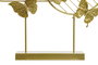 DKD Home Decor Decoración de Mariposas Dorado Metal