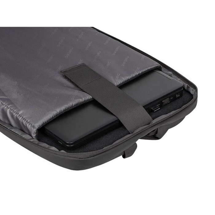Natec NTO-2116 Mochila de Excursión Negro 17.3 Pulgadas