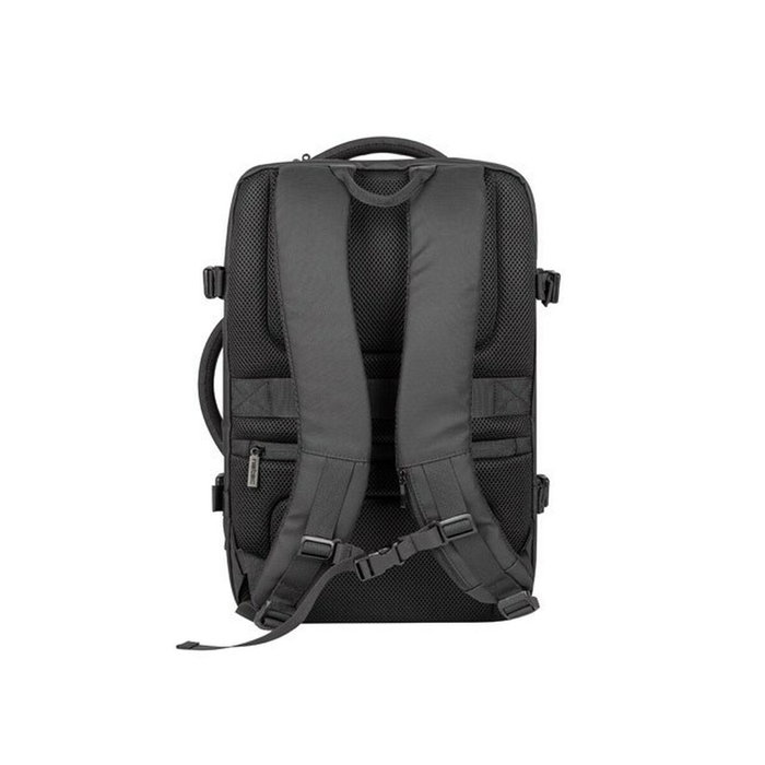 Natec NTO-2116 Mochila de Excursión Negro 17.3 Pulgadas
