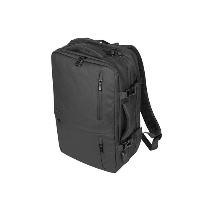 Natec NTO-2116 Mochila de Excursión Negro 17.3 Pulgadas