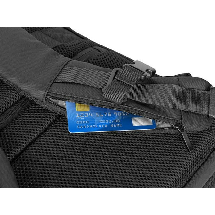 Natec NTO-2116 Mochila de Excursión Negro 17.3 Pulgadas
