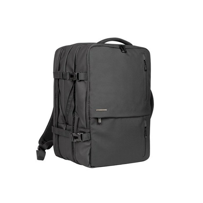 Natec NTO-2116 Mochila de Excursión Negro 17.3 Pulgadas