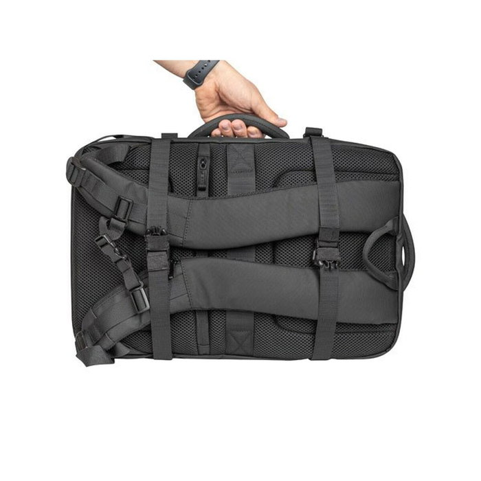 Natec NTO-2116 Mochila de Excursión Negro 17.3 Pulgadas
