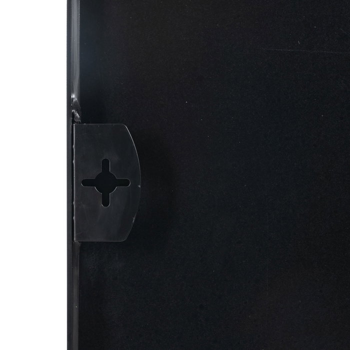 Espejo Negro Aluminio-Cristal Decoración 76 X 3 X 101 cm