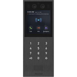 Akuvox Video-TFE X912S Kit On-Wall con pantalla táctil y lector de tarjetas, negro