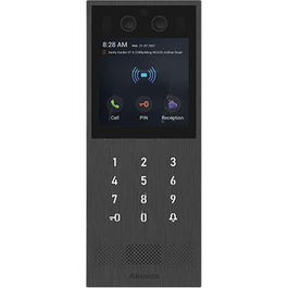 Akuvox X912S Kit On-Wall, pantalla táctil grande, lector de tarjetas, negro