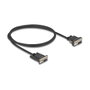 DeLOCK Cable Serial RS-232 D-Sub9 Hembra a D-Sub9 Hembra con Alimentación en Pin 9, 1 m