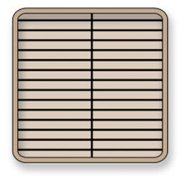 VOLLRATH PUJADAS Traex Cesta de Platos Postre 50x50 cm, Capacidad 30 Platos 20-22 cm