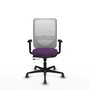 PIQUERAS Y CRESPO Silla de oficina Zulema Morado y Blanco