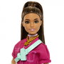 Mattel Muñeca Barbie Mono Rosa