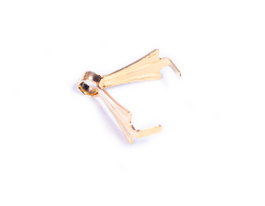 Innspiro Terminal metálico final pinza dorado 11mm, 10u