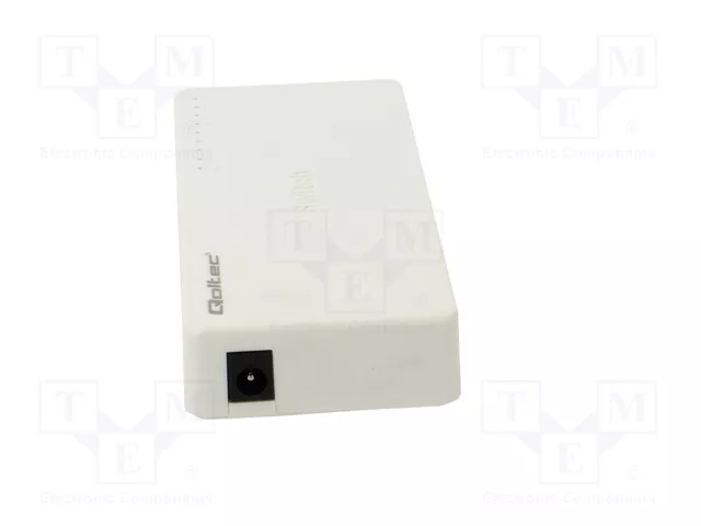 Qoltec 52246 Switch de red con 8 puertos RJ45 100Mbps