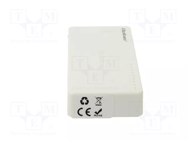 Qoltec 52246 Switch de red con 8 puertos RJ45 100Mbps