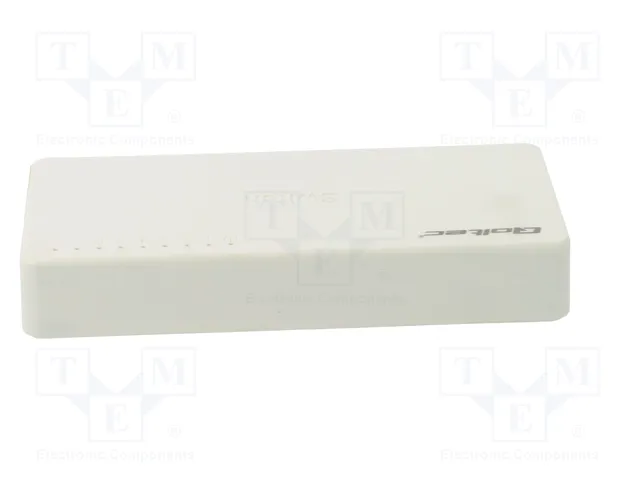 Qoltec 52246 Switch de red con 8 puertos RJ45 100Mbps