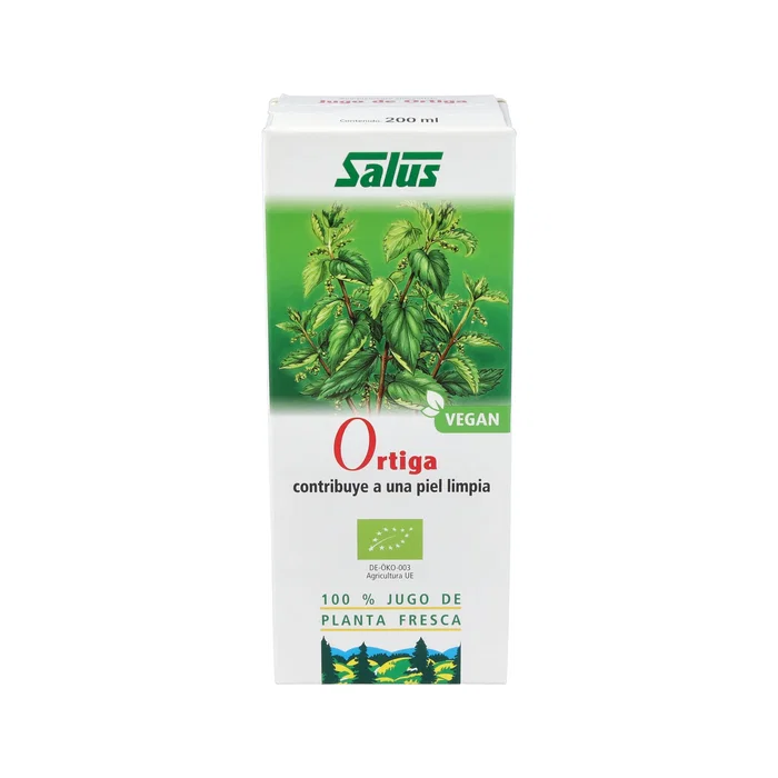 SALUS Jugo de Ortiga 200 ml - Schoenenberger - Bebida de hierbas natural SALUS Jugo de Ortiga 200 ml - Schoenenberger - Bebida de hierbas natural