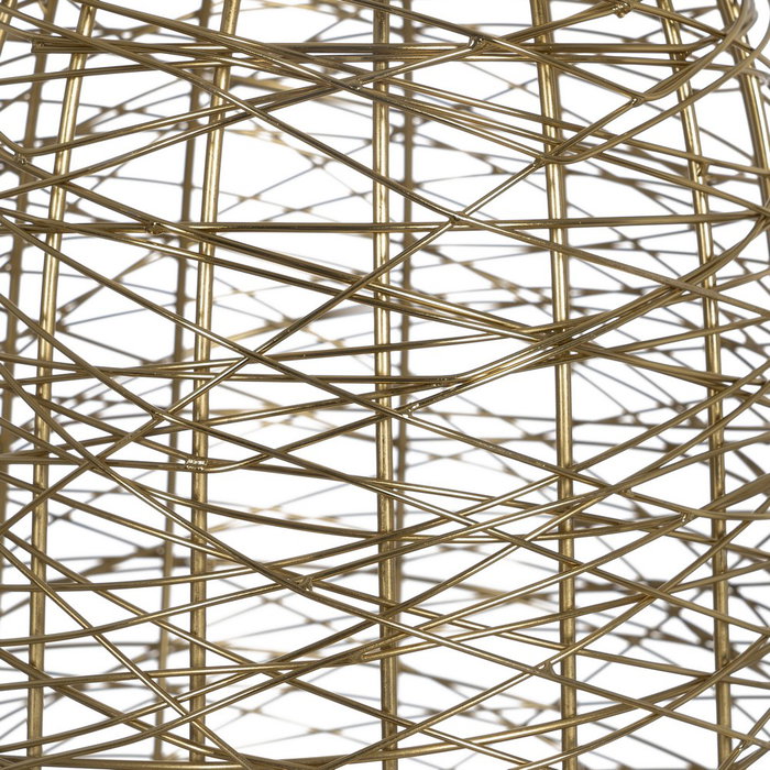 Portavelas Dorado Acero Inoxidable 19 X 20 X 31,50 cm Portavelas Dorado Acero Inoxidable 19 X 20 X 31,50 cm