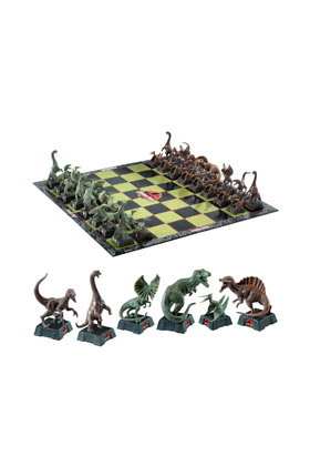 The Noble Collection Ajedrez Jurassic Park con piezas de dinosaurios
