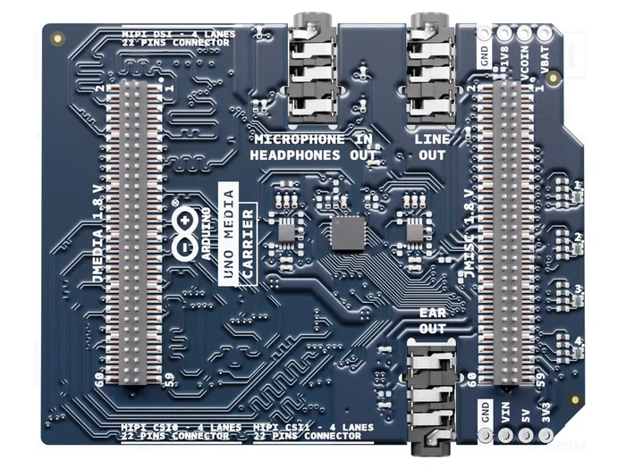 ARDUINO UNO MEDIA CARRIER Placa de desarrollo con audio y display