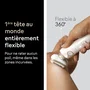 Braun Depiladora Eléctrica SES9-030 3D, 2 Modos de Depilación, Autonomía 50 Min, Resistente al Agua, Color Blanco/Dorado