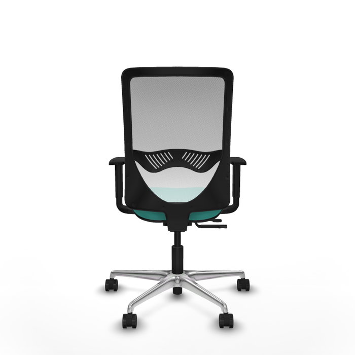 PIQUERAS Y CRESPO Silla de oficina Zulema con mecanismo Sincro/Traslack Turquesa y Blanco PIQUERAS Y CRESPO Silla de oficina Zulema con mecanismo Sincro/Traslack Turquesa y Blanco
