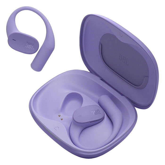 JBL Sense Lite Auriculares Inalámbricos con Gancho de Oreja, Bluetooth 5.4, Resistencia IP54, 8h de Autonomía, Color Púrpura