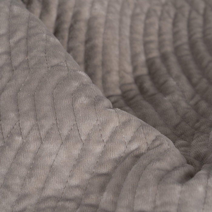 Colcha Gris Poliester Textil/Hogar 180 X 260 cm