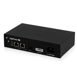 Ubiquiti EdgePower - Fuente de Alimentación PoE 54V/72W para EdgeMAX, 2 Puertos Fast Ethernet 10/100 Mbps, Modelo EP-54V-72W, Color Negro