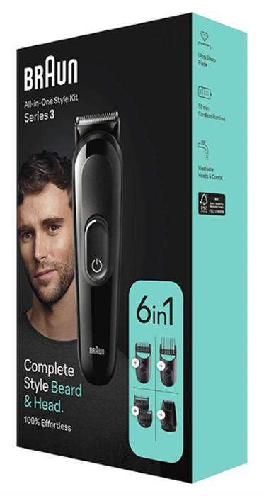 Braun Kit de Barbero Multicuidado MGK3420, Negro