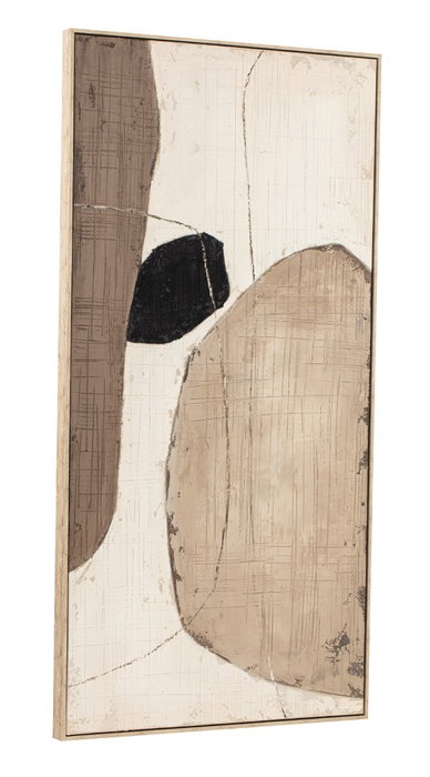 DKD Home Decor Set de 2 Cuadros Modernos sobre Lienzo, Marrón y Beige, 72x4,5x141,5 cm DKD Home Decor Set de 2 Cuadros Modernos sobre Lienzo, Marrón y Beige, 72x4,5x141,5 cm