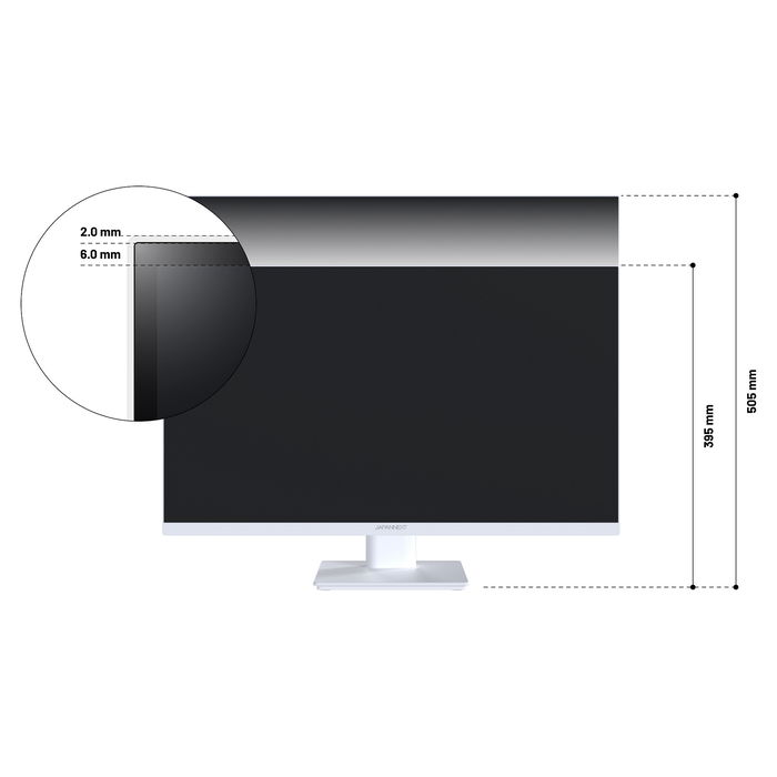 JapanNext Monitor IPS 68,6 cm (27") WQHD 2560x1440 75Hz HDR10 AMD FreeSync 98% DCI-P3 Altavoces USB-C 65W Blanco JN-IPS270WQHD75F-C65W-HSP-W JapanNext Monitor IPS 68,6 cm (27") WQHD 2560x1440 75Hz HDR10 AMD FreeSync 98% DCI-P3 Altavoces USB-C 65W Blanco JN-IPS270WQHD75F-C65W-HSP-W