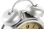 DKD Home Decor Reloj de Sobremesa de Hierro Plateado