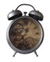 DKD Home Decor Reloj de Sobremesa de Hierro Plateado