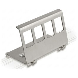 VALUE Adaptador para riel DIN para 4 Keystones sin carga