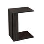 Hanah Home Amazonas Mesa Auxiliar Wenge 35x61x45 cm Tablero Melamina con Ruedas