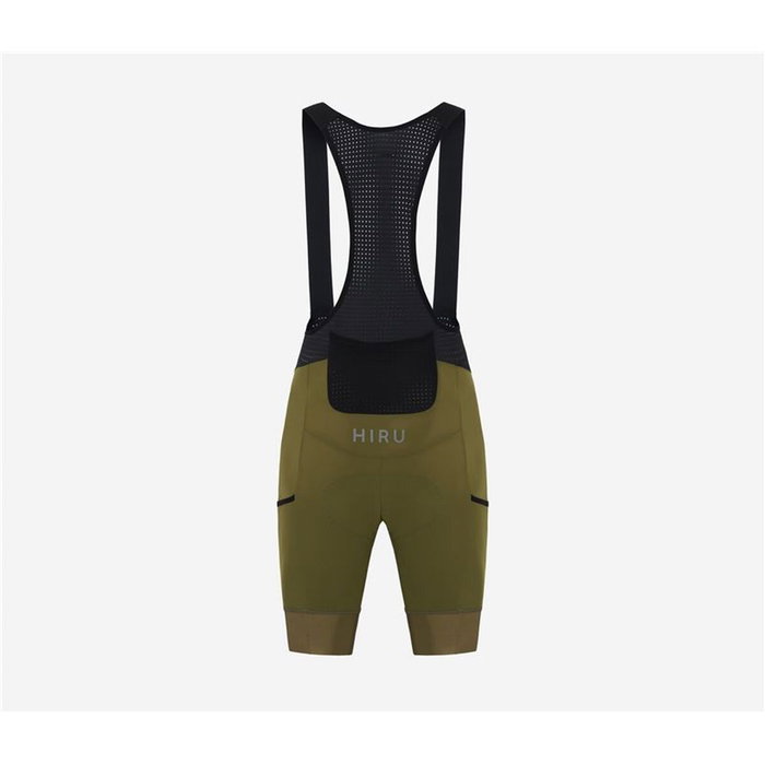 Culotte Hiru Adv Cargo Bibshort Oliva Ciclismo S
