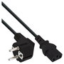 InLine 16649 Cable de alimentación CEE 7/7 a IEC 60320 C13 de 3 m
