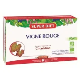 SUPERDIET Vid Roja Bio 20 Ampollas para Confort y Ligereza de Piernas