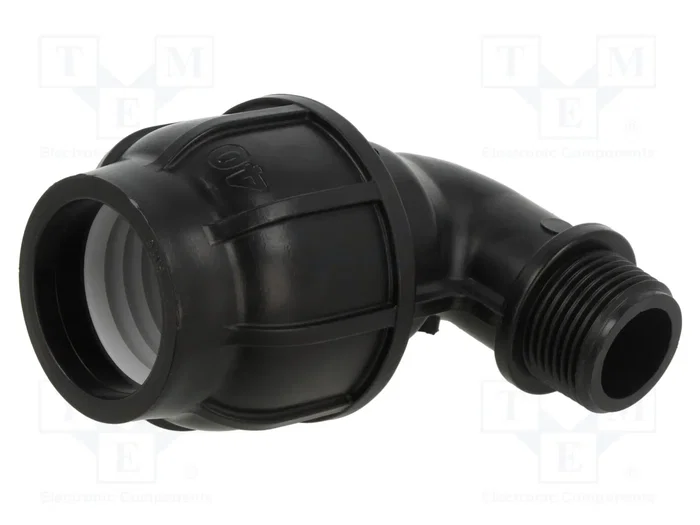 GEBO Conector de Apriete de 90° G 1'' Externo para Tuberías PE GEBO Conector de Apriete de 90° G 1'' Externo para Tuberías PE