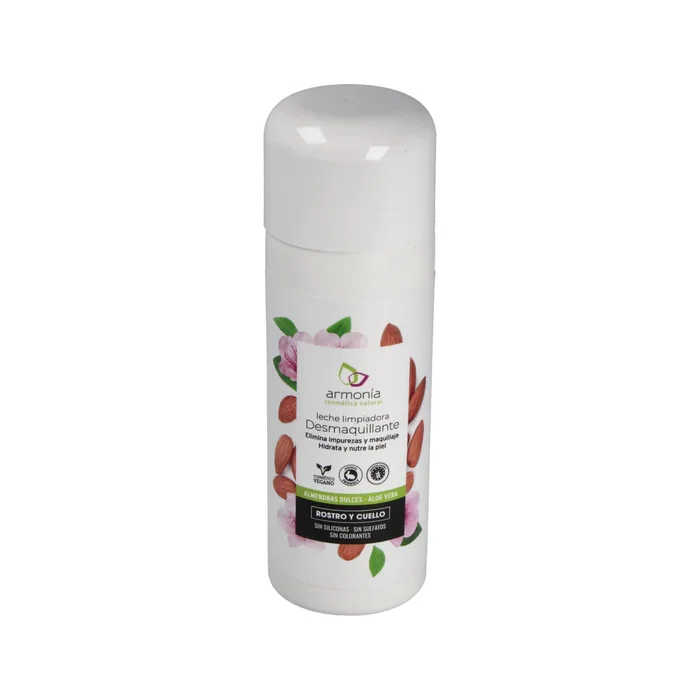 ARMONIA Leche Limpiadora y Desmaquillante de Almendras y Aloe 250 ml